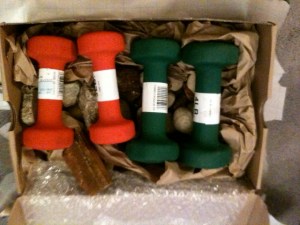 Oh wait, there was something underneath the rocks. Michelle Obama arms, here I come!