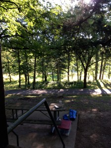 Look at the lack of city and anyone hurrying anywhere outside our front door.