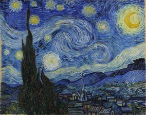 The Starry Night, Vincent Van Gogh.