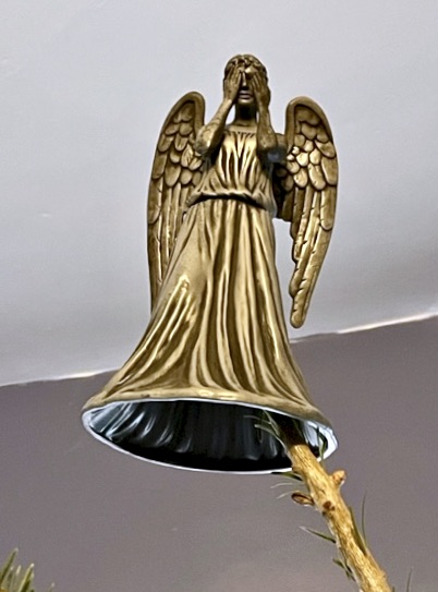 Weeping angel tree topper